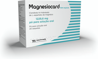 Magnesiocard sem Açucar Saquetas em Pó 20 saquetas