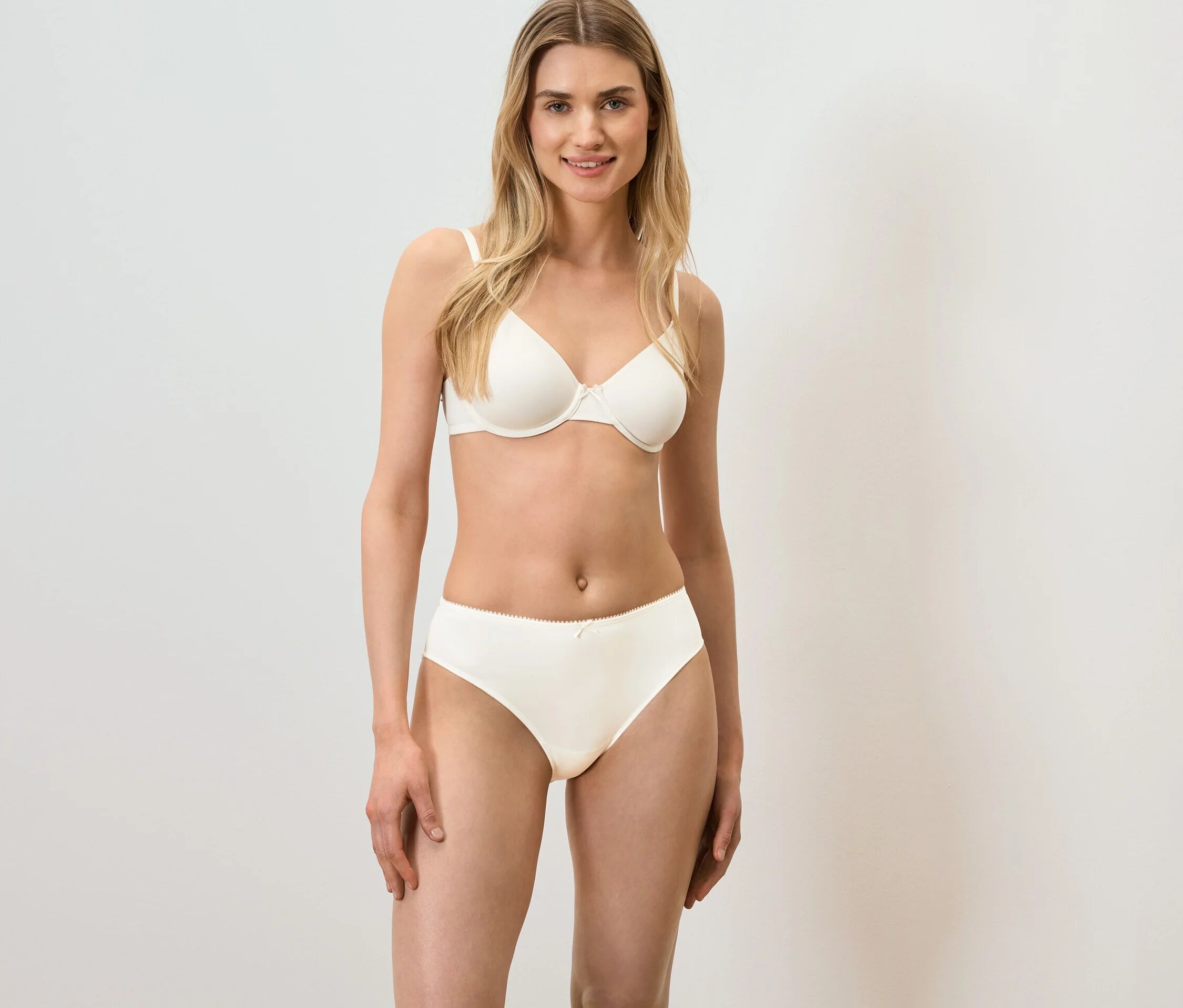 Tchibo - 2 Slips - Damen - Gr. S - creme