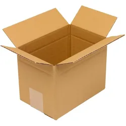 Transpak, Versandkarton + Versandbox, Trans-pak Karton 1 wellig 200 x 130 x 150 mm 1.1B (50 Stk., 20 x 13 x 15 cm)