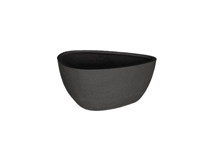 Hochwertiger In- & Outdoor Blumentopf „Ruvido Organic“, verschiedene Grössen Schwarzbraun Luca Lifestyle