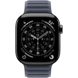 Apple Magnetic Link (42 mm, Recyceltes Polyester), Uhrenarmband, Blau