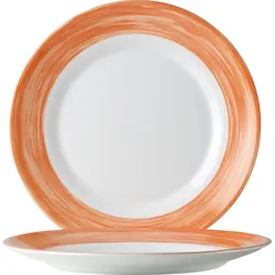 ARCOROC Brush Orange Teller flach 15,5cm * 6er