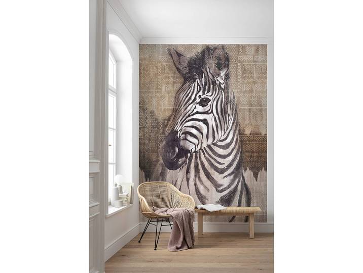 home24 Fotobehang Zebra 200 x 250 x 0cm