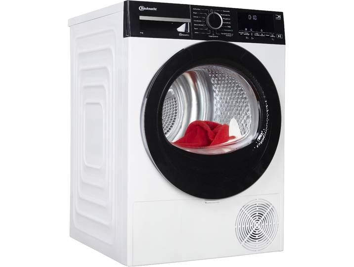 BAUKNECHT Wärmepumpentrockner TR SUPER ECO 8A , Energieeffizienz: A, weiß, B:59,8cm H:84,6cm T:67,4cm, Trockner, Silent Spin - leises Trocknen dank optimierter Trommelbeschichtung, Wärmepumpentrockner