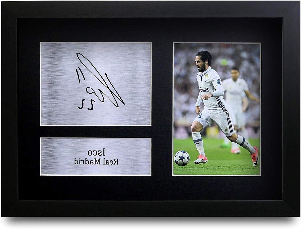 Gedrukte Foto Gesigneerde Reproductie Fan Collectie A4 Formaat Print 33 x 24 cm Zwart