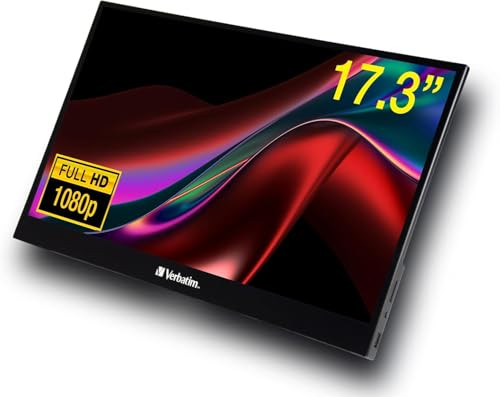 Verbatim PMT-17 Draagbare Touch Monitor FHD 17,3 inch LCD