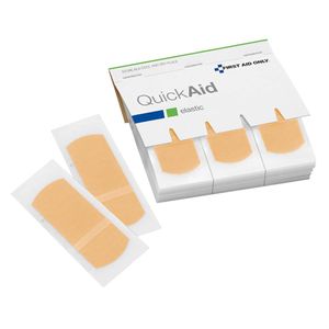 First-Aid-Only Pflaster QuickAid, 45 Strips, elastisch, steril, atmungsaktiv, 7,5 x 2,5 cm