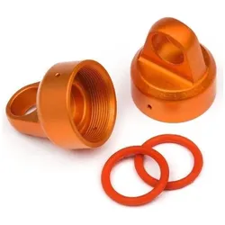 HPI Aluminum Top Shock Cap (orange/2pcs)