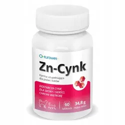 Eurowet ZN-Cynk 60 Tabletten Zink für Haut und Fell von Hunden und Katzen