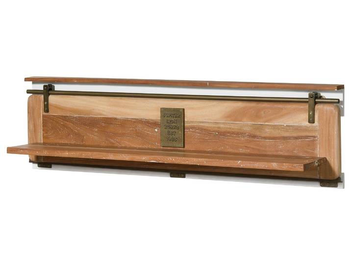 Étagère Murale Manguier Blanc Laqué 140x25x38 (bxtxh) Monté Railway 589