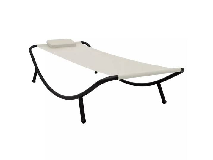 VidaXL - Lounge-bett gewebe, One Size, Light Beige