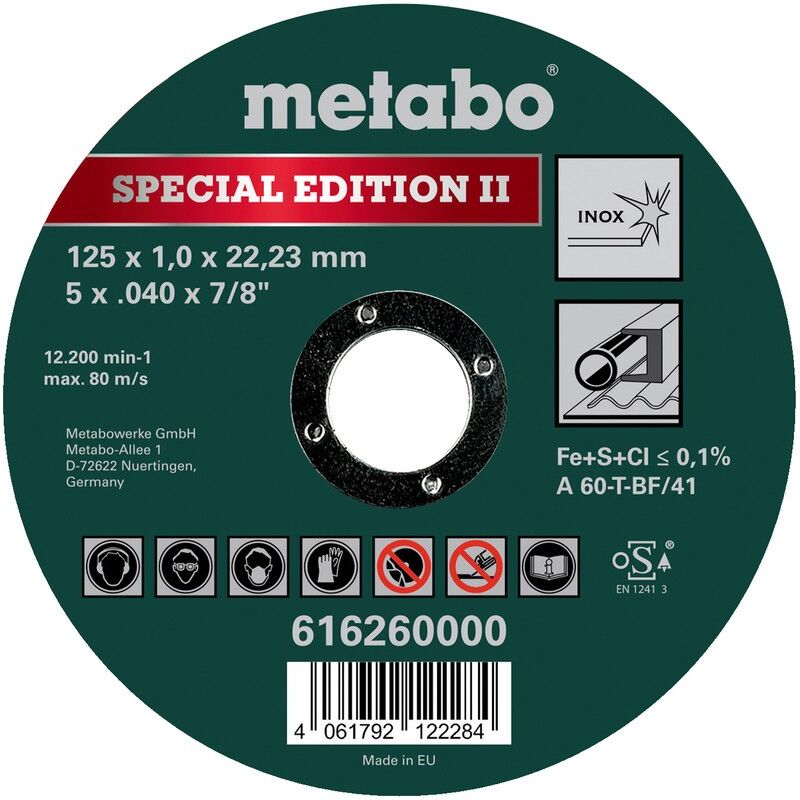 METABO 616260000 Trennscheibe, Winkelschleifer