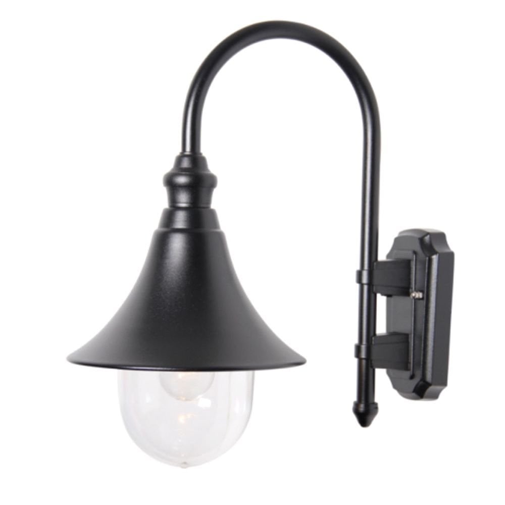 Franssen Calice klassieke muurlamp zwart