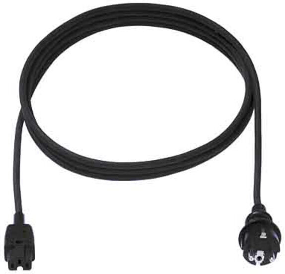 Bachmann Câble d'alimentation pour appareils chauffants 10A/250V, 2m, noir 372.174 (372.174)
