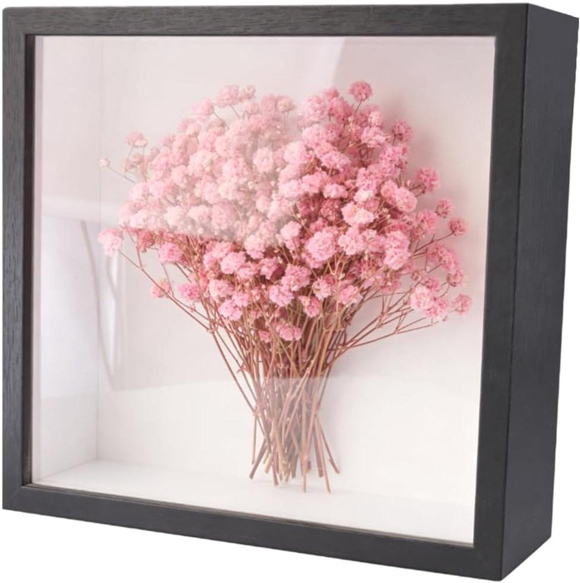 3D fotolijst Objectlijst Zwart 22 x 22 cm