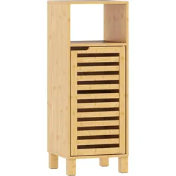BADEZIMMERSCHRANK Bambus Naturholz