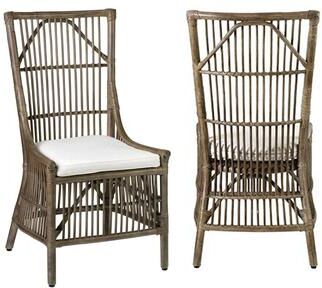Rattan Cushioned Accent Chairs (Set of 2) by East at Main