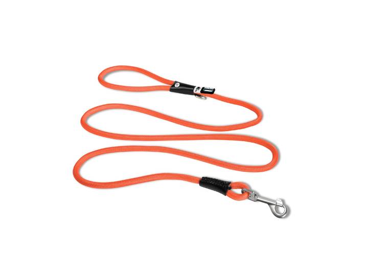 Hundeleine CURLI Leine , orange, B:1cm L:1,8m Ø:1cm, Nylon, Leinen, Hundeleine