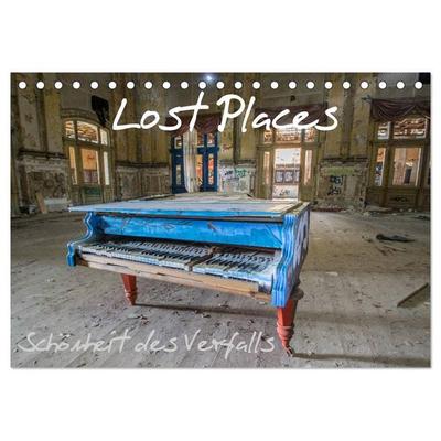 Lost Places - Schönheit des Verfalls (Tischkalender 2026 DIN A5 quer), CALVENDO Monatskalender