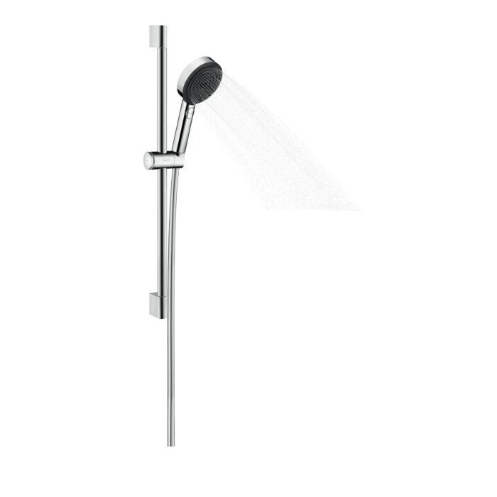 hansgrohe Pulsify Select S Brauseset 24160000 chrom, 3jet, Relaxation, mit Brausestange 65cm