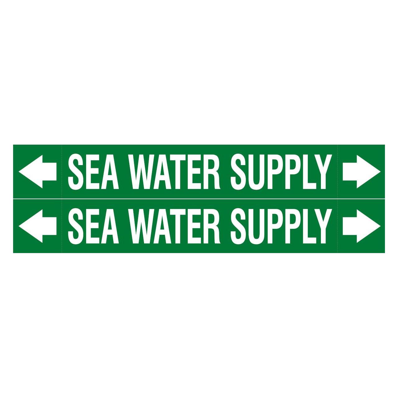 Brady ASME - Rohrmarkierer - Sea Water Supply (313063)