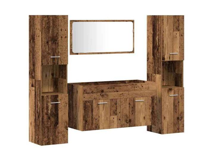 (Sale Season)Ensemble de meubles salle de bain 4 pcs - JILL'S - Elégant Design - meuble de rangement - bois d'ingénierie 8566953
