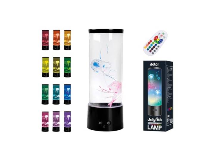 I-TOTAL® - Élégante lampe méduse à LED avec télécommande change de couleurs pour créer des atmosphères uniques