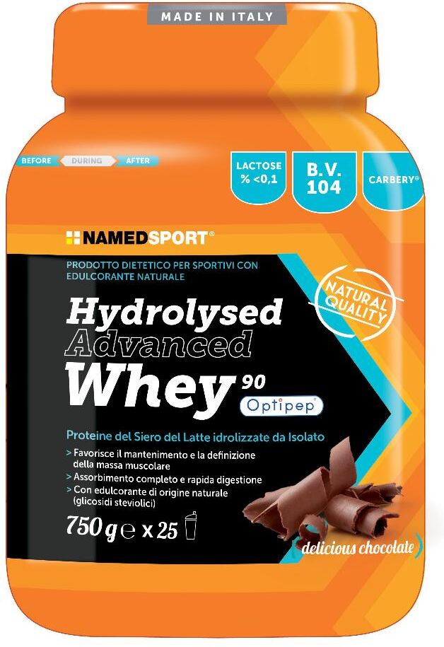 NAMEDSPORT Srl Named Sport Hydrolised Advanced Whey Delicious 750g - Proteine Idrolizzate del Siero del Latte