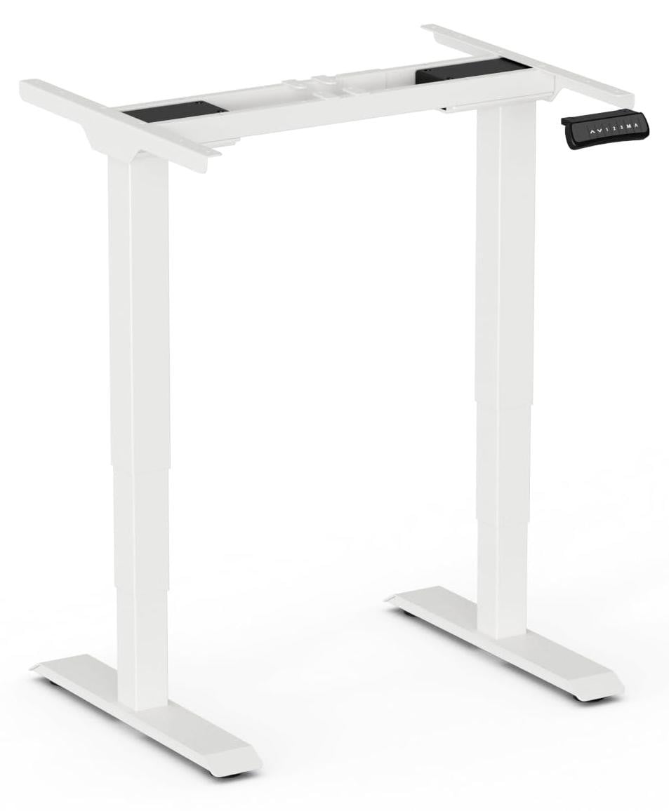 Selius Elektrisch In Hoogte Verstelbaar Bureau - Wit - Breedte: 120 cm, Hoogte: 63-128 cm