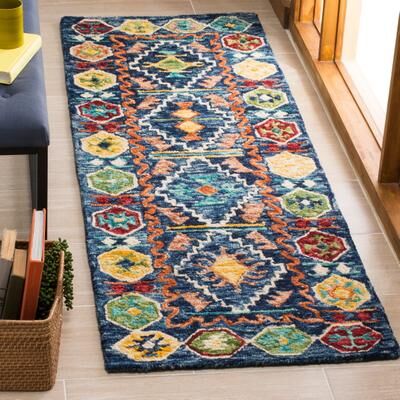 SAFAVIEH Handmade Aspen Evie Boho Tribal Wool Rug