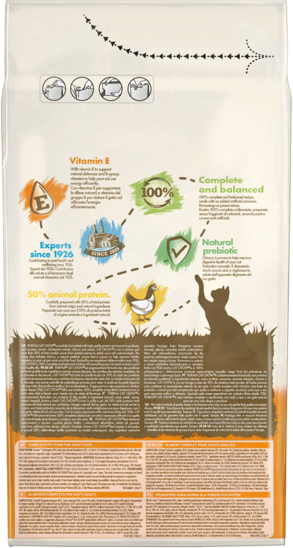 Purina Cat Chow Adult Pollo 1.5KG