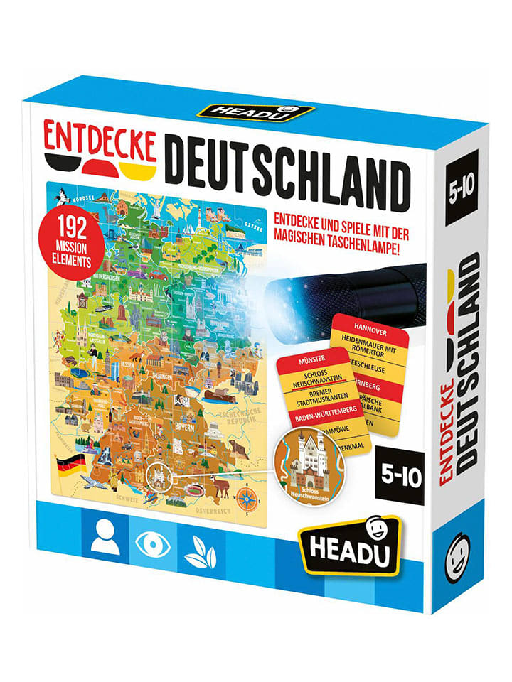 Headu Lernspiel "Entdecke Deutschland" - ab 5 Jahren - onesize
