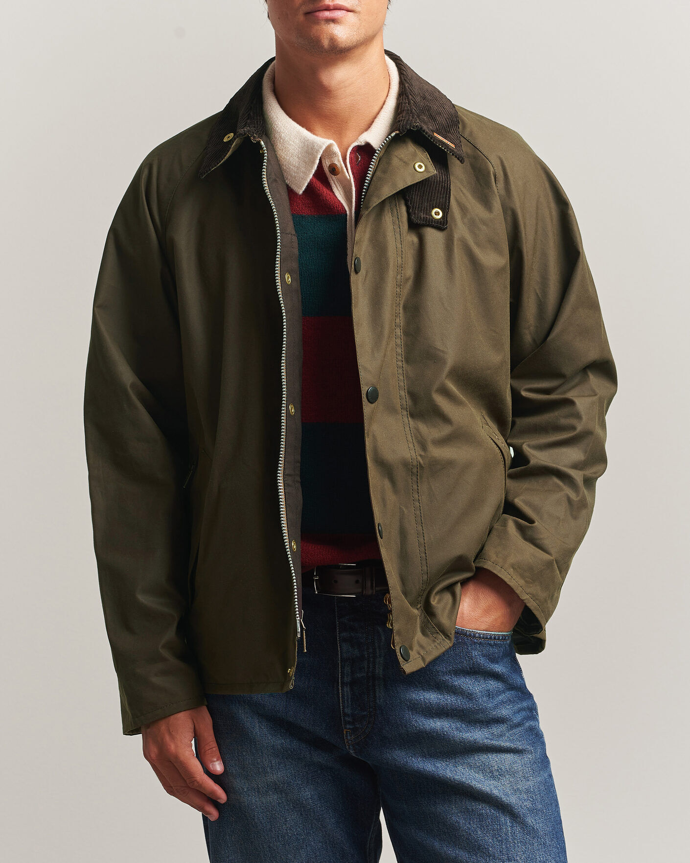 Barbour Lifestyle Icons Transport Wax Jacket Brown men XXL Brun