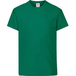 KIDS ICONIC 195 T | T-Shirt für Kinder – 100 % Baumwolle, Classic Fit, Unisex, Rundhals, Bequemes Basic Shirt für Alltag, Schule & Freizeit, College Green, 164
