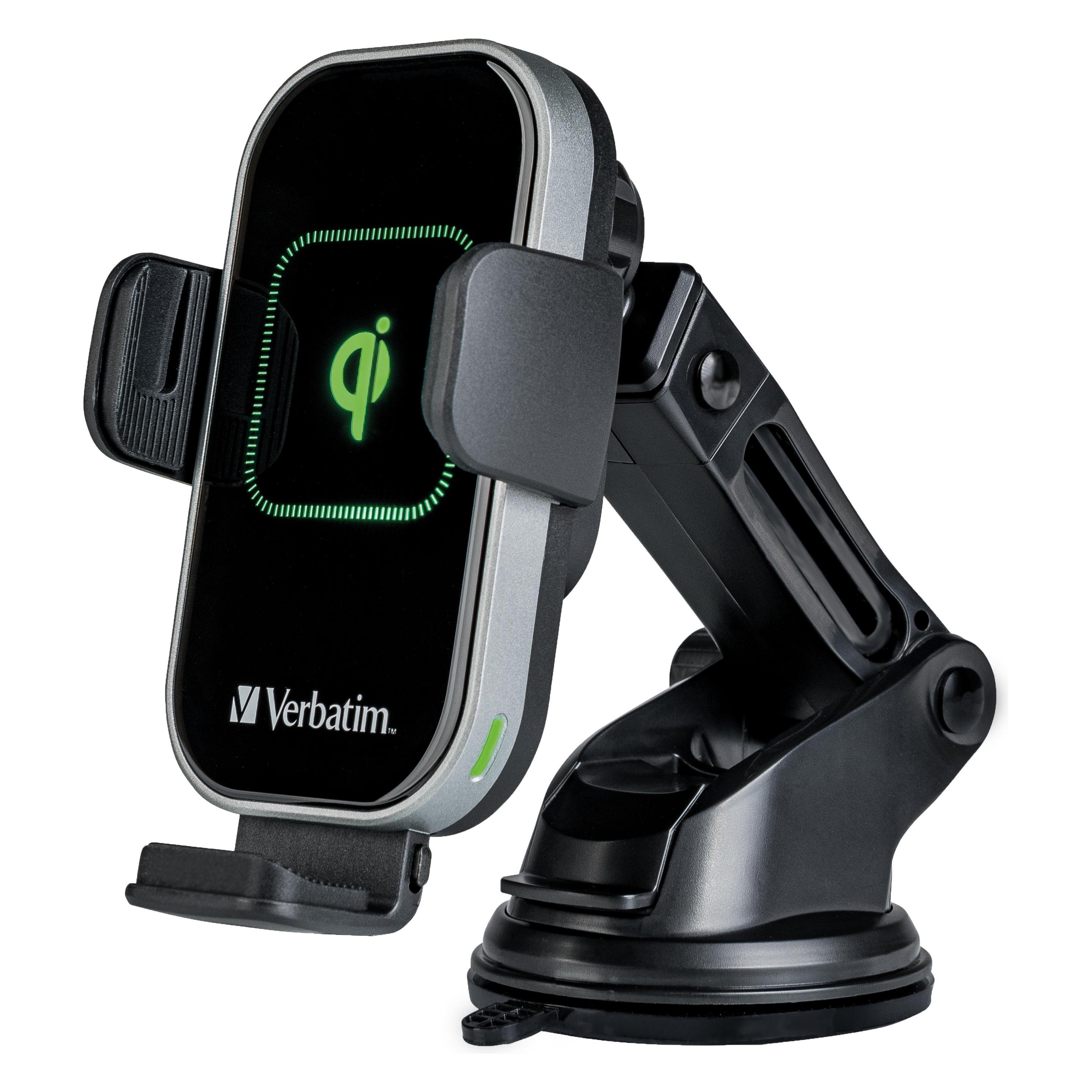 Verbatim Fast Qi Fast Wireless Car Charger USB-C 15W FWC-02 (49553)