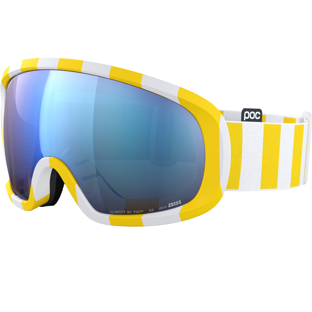 POC Fovea Mid jaune blanc/partly sunny blue