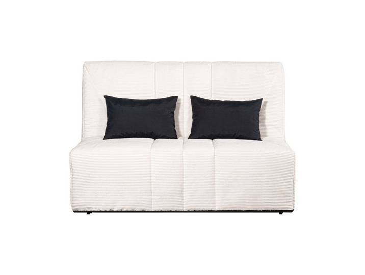 Banquette-lit BZ XL DOUCEUR tissu velours beige