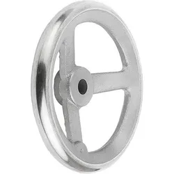 HANDRAD DIN950, D1=125 PASSBOHRUNG D2=14H7, GRAUGUSS, OHNE GRIFF