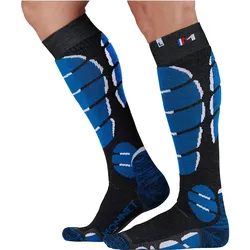 Monnet, Herren, Sportsocken, Ski Medium (37 - 38), Blau