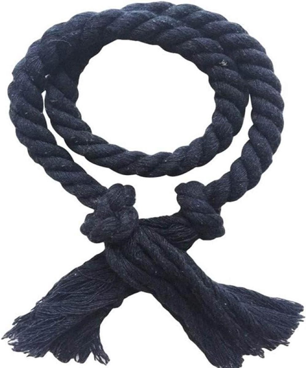 Wit Handgeweven Katoenen Gordijn Touw Tieback - 85 cm Lengte
