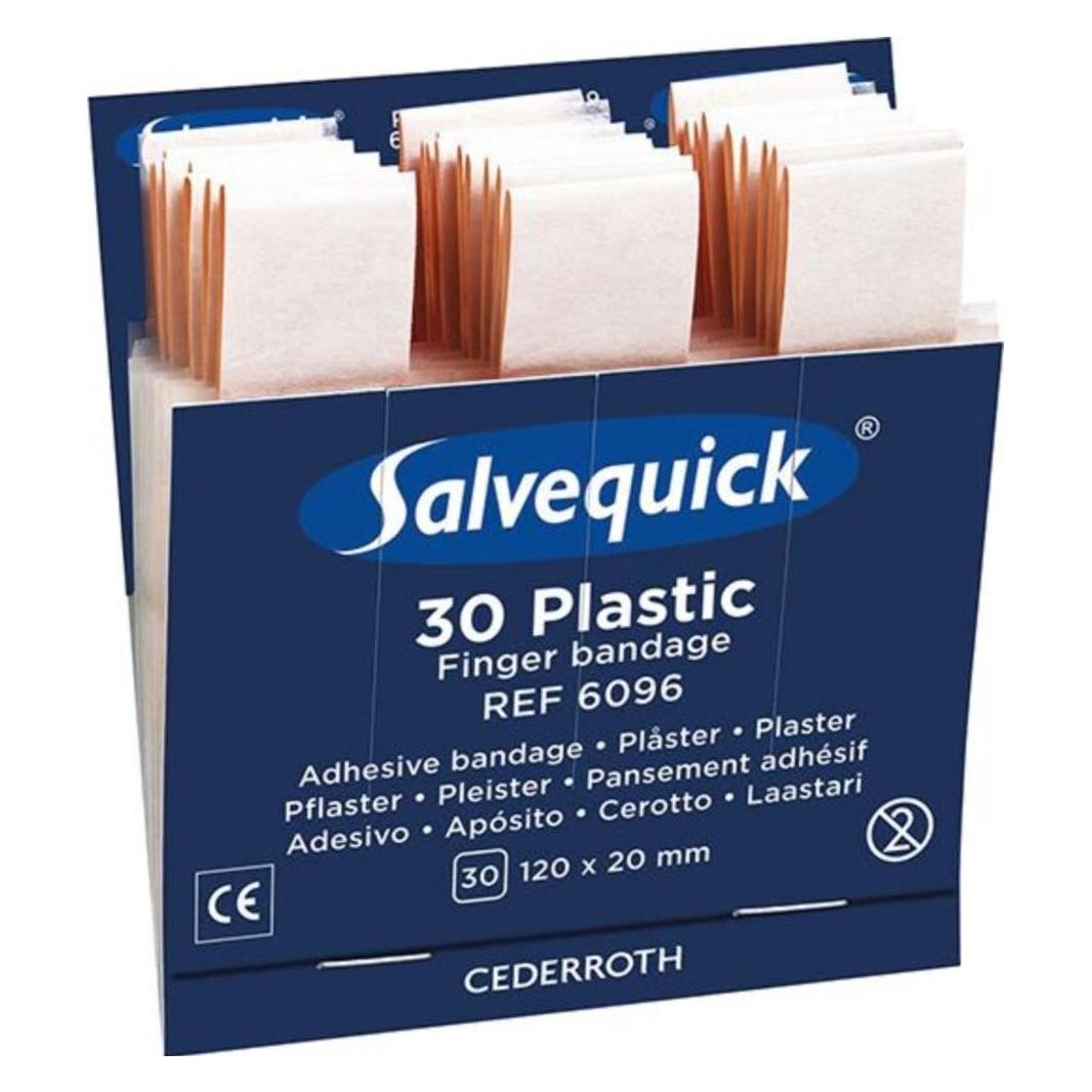 Salvequick Refill Pflaster-Strips wasserfest (30x) (1009296)