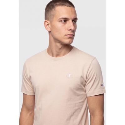 T-Shirt CHAMPION "Oversize T-Shirt", Herren, Gr. M, beige (moon), Obermaterial: 100% Baumwolle, Shirts T-Shirt, Oversize-Passform, aus Baumwolle, leichter Stoff