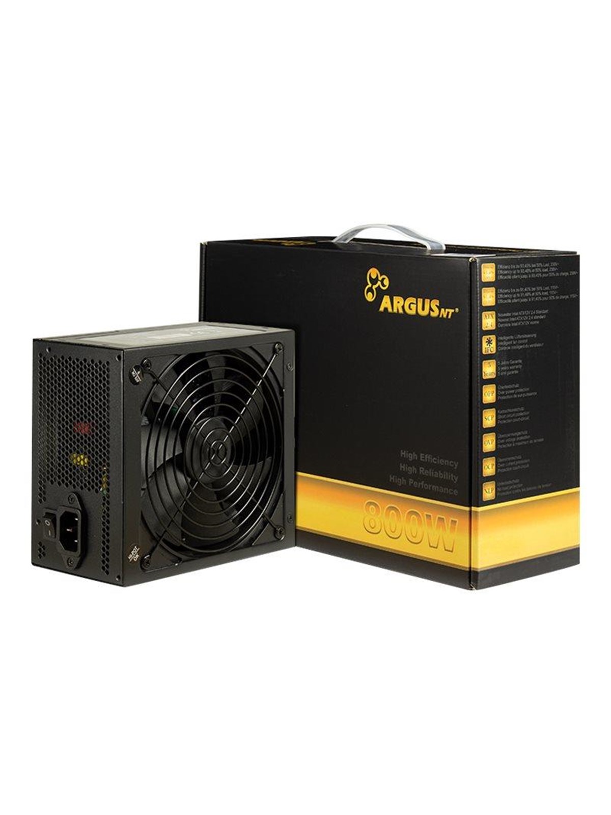 Inter-Tech Argus GPS-800 Netzteile - 800 Watt - 140 mm - ATX 2.4 - 80 Plus Gold zertifiziert
