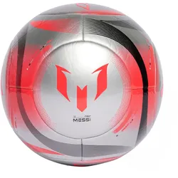 adidas Messi Club Freizeitball JI8291 - silver met./lucid red/black 5