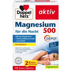 Doppelherz Magnesium 500 Nacht DEPOT 60 St