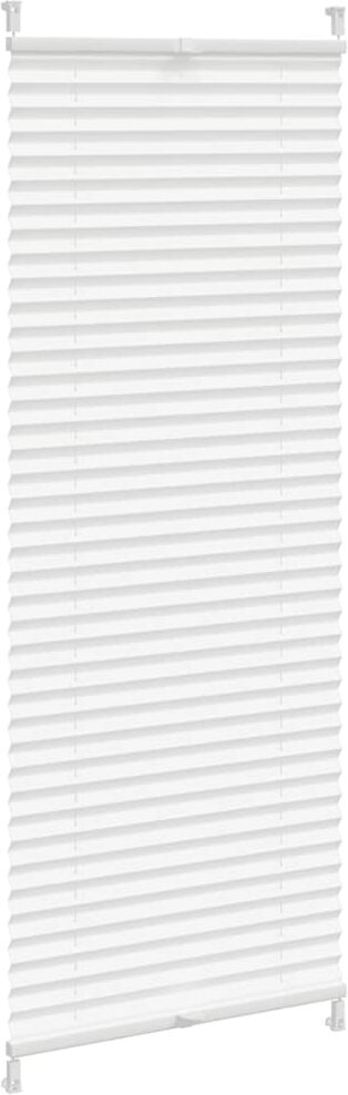 vidaXL Store plissé 50x125 cm Blanc
