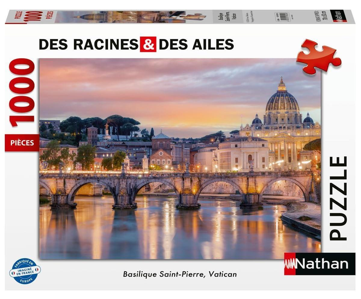 Ravensburger Puzzel 1000 stukjes Sint-Pietersbasiliek Vaticaanstad Roots and Wings