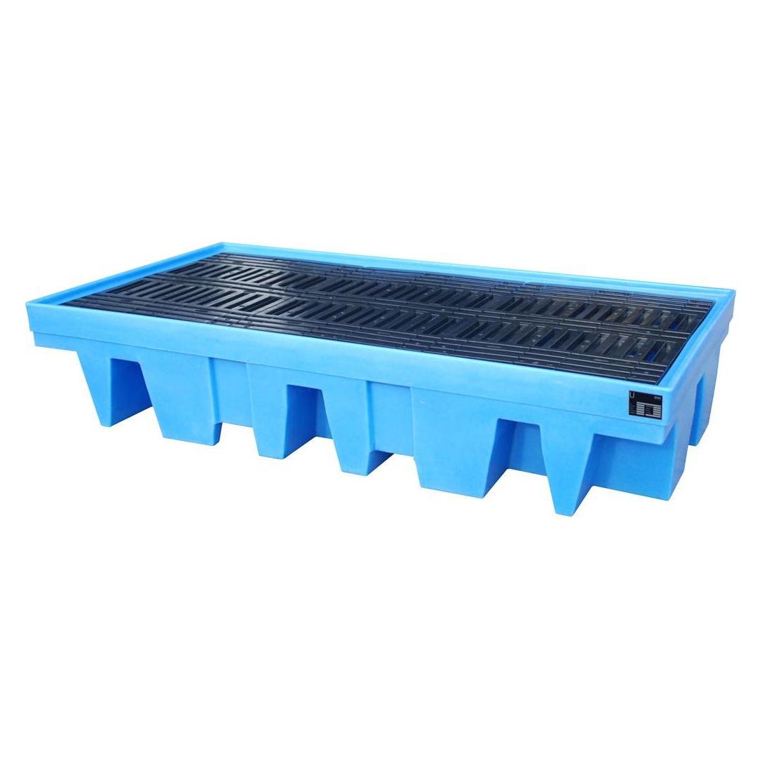 Bauer Südlohn GREEN-LINE PE-Auffangwanne WP-PE 8/11, aus robustem Polyethylen, Blau (WP-PE 8/11)