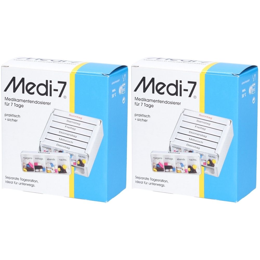 Medi 7 Medikamentendos.f.7 Tage weiß 3x 3x1 St