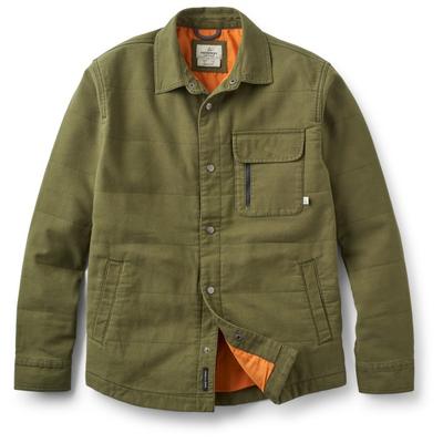 Passenger - Taranaki Canvas Quilted Overshirt - Hemd Gr L oliv